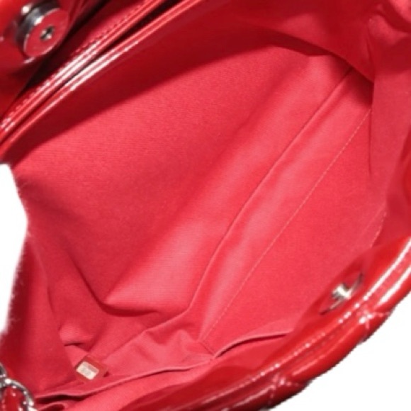 Chanel Red Mademoiselle Bowler bag - large - Picture 7 of 10